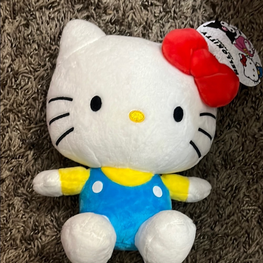 Hello Kitty Plush Toy - White and Red